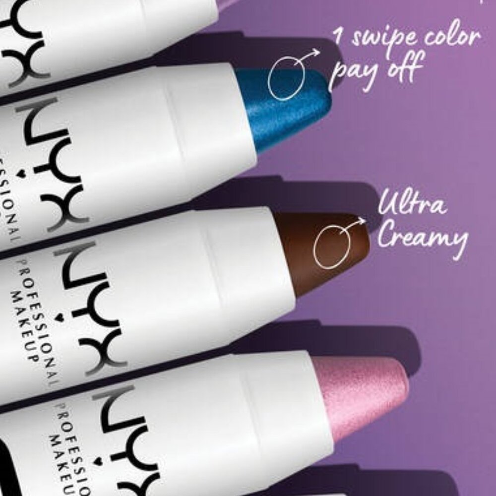 NYX Jumbo Eye Pencil Eyeshadow/Liner/Primer COLOR: FROSTING~SHIMMERING LIGHT TAN - Picture 6 of 7